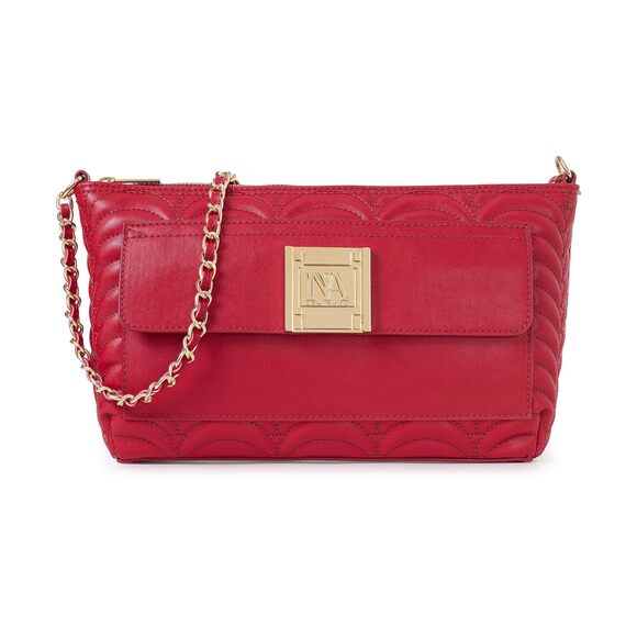 Handbags - 5306 TILLARY Red Faux Leather Shoulder Bag